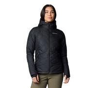 Columbia, Giacca Heavenly impermeabile con cappuccio da donna, taglia L, colore nero