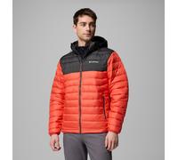 COLUMBIA Powder Lite Ii Hooded Jacket - Uomo - Arancione / Nero - Taglia M- modello 2026