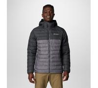 Giacca con cappuccio Columbia Powder Lite II grigio scuro - L