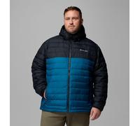 Columbia - Giacca imbottita con cappuccio Powder Lite™ II - Taglia forte - Blu - Taglia 3X - Uomo