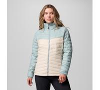 Columbia Powder Pass Jacket, Impermeabile, Isolamento ecologico, Orlo regolabile, Tasche di sicurezza, Protezione per il mento - da donna