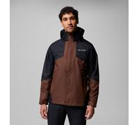 Giacca con cappuccio Columbia Bugaboo III Fleece Interchange marrone nero - L