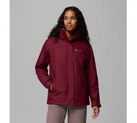 Giacca con cappuccio Columbia Bugaboo III Pile Interchange rosso bordeaux donna - S