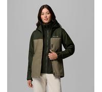 Columbia - Giacca impermeabile con cappuccio 3 in 1 Hikebound™ II - Verde - Taglia XS - Donna