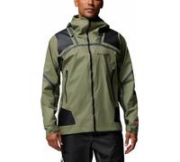 Columbia - Giacca impermeabile da escursionismo - Whistler Peak Shell Stone Green per Uomo in Nylon - Taglia M - Verde