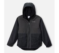 Columbia - Giacca impermeabile e foderata in pile Rainy Trails™ III ragazza - Nero - Taglia S (8 anni) - Bambina