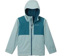 Columbia - Giacca impermeabile e traspirante - Rainy Trails II Fleece Lined Jacket Crushed Blue Everblue Slub - Taglia XXS