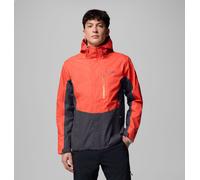 Columbia Pouring Adventure 3 Jacket, Giacca antipioggia impermeabile Uomo, Zing, Squalo, L