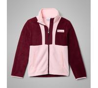Pile Columbia Back Bowl II Full Zip Fleece rosa bordeaux per bambini - S
