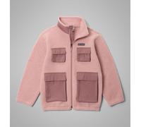Columbia - Pile con zip - Jasper Ridge Pebbled Fleece Full Zip Eraser Pink Fig - Taglia L - Rosa
