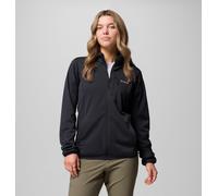 Columbia Giacca in pile da donna Essential Hike Grid con cerniera intera, nero, XL