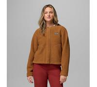 Columbia - Giacca in pile Sherpa con bottoni a pressione Panorama™ - Marrone - Taglia XL - Donna