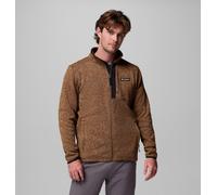 Columbia Felpa da Uomo in Pile Sweater Weather Zip Intera Marrone S