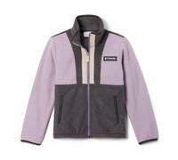 Columbia Giacca in pile unisex con cerniera intera, con cerniera intera, viola scisto, squalo, pietra scura, XS