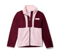 Columbia Giacca in pile unisex con cerniera intera e retro Bowl 2, giacca in pile con zip intera, color vino ricco, rosa satinato, S