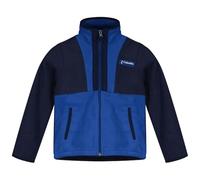 Columbia Giacca in pile unisex con cerniera intera, giacca in pile con zip intera, blu navy collegiale, blu montagna, L