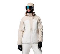 Columbia - Giacca da sci impermeabile e calda - Liftline Jacket Sea Salt Dark Stone per Donne - Taglia XL - Beige