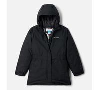Columbia - Giacca lunga impermeabile e imbottita con cappuccio Hikebound™ II ragazza - Nero- Taglia XXS (4-5 anni)