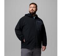 Columbia - Giacca softshell con cappuccio Tall Heights™ III - Taglie forti - Nero - Taglia 5X - Uomo