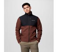 Columbia Ascender - Giacca softshell da uomo, taglia XXL, colore: tabacco, nero