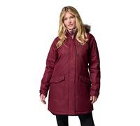 Columbia Suttle Mountain - Giacca invernale da donna, lunga, termica, color vinaccia, S
