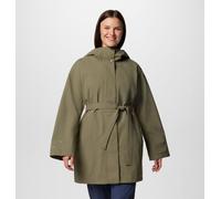 Columbia - Giacca trench impermeabile Here And There™ III - Verde - Taglia L - Donna