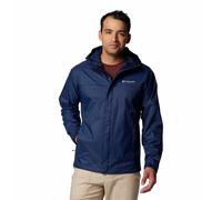 Columbia Giacca Watertight II Antipioggia con Cappuccio Blu Notte Uomo XL