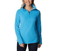Columbia Glacial 4 1/2 Zip, Felpa In Pile Donna, Blue Chill, S