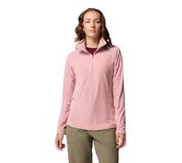 Columbia Glacial 4 1/2 Zip, Felpa In Pile Donna, Eraser Pink, M