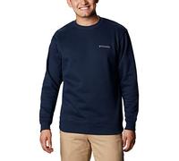 Columbia Hart Mountain II Crew Camicia, Collegiate Blu Navy, L Uomo