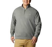 Columbia Hart Mountain II Half Zip Maglietta da Escursionismo, Carbone Heather, 4X Alto Uomo