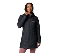 Columbia Heavenly - Giacca lunga da donna con cappuccio, nero, XX-Large
