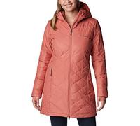 Columbia Heavenly - Giacca lunga da donna con cappuccio, nero, XX-Large
