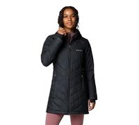 Columbia Heavenly Long Hooded Jacket, Piumino Con Cappuccio Donna, Nero, XL
