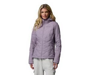 Columbia Heavenly - Piumino da donna con cappuccio, colore: viola scisto, XS