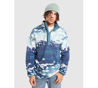 Columbia - Pile stampato a mezza pressione - Helvetia II Printed Half Snap Fleece Crushed Blue Sisters per Uomo - Taglia L Blu L