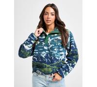 Columbia Helvetia Crop Print Fleece, Blu L