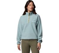 Pile Columbia Helvetia II Cropped Half Snap azzurro pastello donna - S