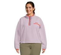Columbia Helvetia II Cropped Half Snap Fleece Giacche Capispalla in Pile, Perla Lavanda/Viola scisto/Zing, Medium Donna