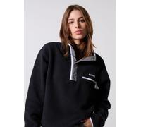 Columbia - Helvetia II Cropped Half Snap Fleece Nero - Abbigliamento L Nero