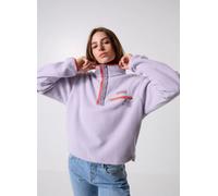 Columbia - Helvetia II Cropped Half Snap Fleece Viola - Abbigliamento L Viola