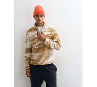 Columbia Helvetia II fleece con stampa e mezza chiusura a pressione beige-Neutro L