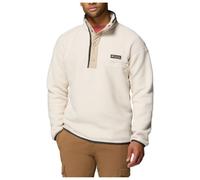 Columbia - Pile in sherpa con collo a mezza zip - Helvetia II Half Snap Fleece Chalk per Uomo - Taglia XL - Beige