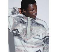COLUMBIA Helvetia Ii Printed Half Snap Fleece - Uomo - Verde / Bianco / Marrone - Taglia L- modello 2027