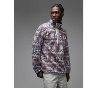 Columbia - Helvetia II - Pile multicolore stampato con abbottonatura parziale S