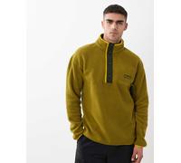 Pile Columbia Helvetia II Half Snap verde oliva giallo - L