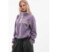 Columbia - Pile cropped con abbottonatura corta a pressione Helvetia™ II - Viola - Taglia M - Donna