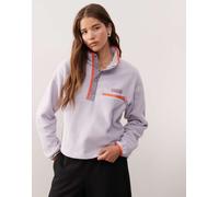 Columbia - Helvetia II Cropped Half Snap Fleece Viola - Abbigliamento S Viola