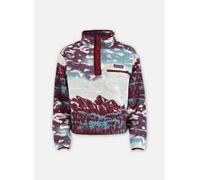 Columbia - Pile donna stampato a mezza pressione - Helvetia II Printed Cropped Half Snap Rich Wine Sisters Rich Wine per Donne - Taglia M - Bordeaux Bordeaux M