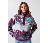 Columbia - Helvetia II Printed Cropped Half Snap Bordeaux - Abbigliamento XS Bordeaux